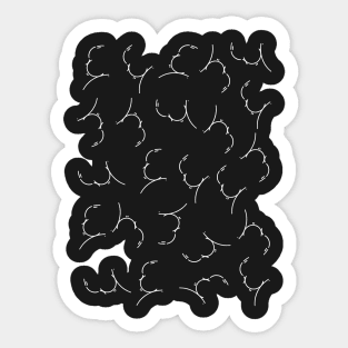 Hitchock pattern Sticker